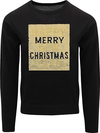 'happy new year' unisex sweatshirt jumper by ellie ellie Christmas Women's Christmas/New Year Jumper Long Sleeve Beautiful Top **New: Amazon.co.uk: Clothing