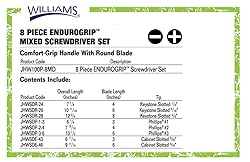 Williams 8-Piece Endurogrip Multi-Size Screwdriver