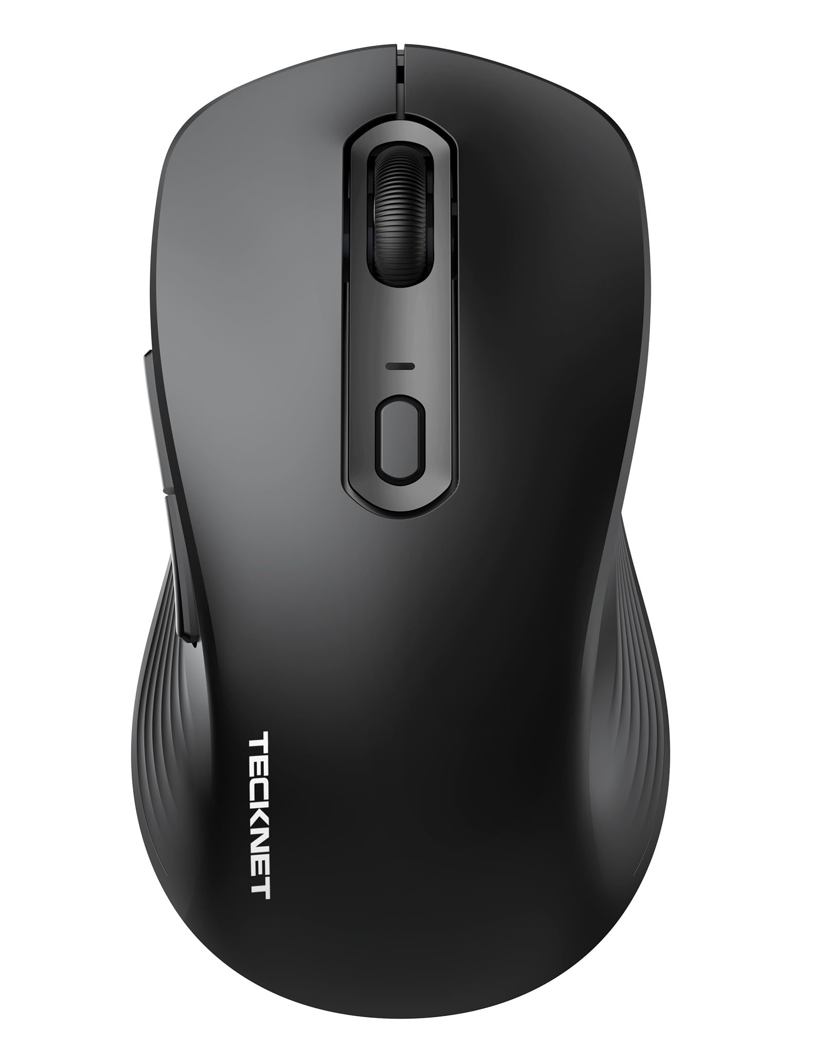 Photo 1 of TECKNET Bluetooth Mouse, [ USB + BT1 + BT2 ] Wireless Mouse for Laptop, Silent Click, Full-Size, 4800 DPI Computer Mice Wireless, Dual Mode for Laptop, Computer, iPad, MacBook