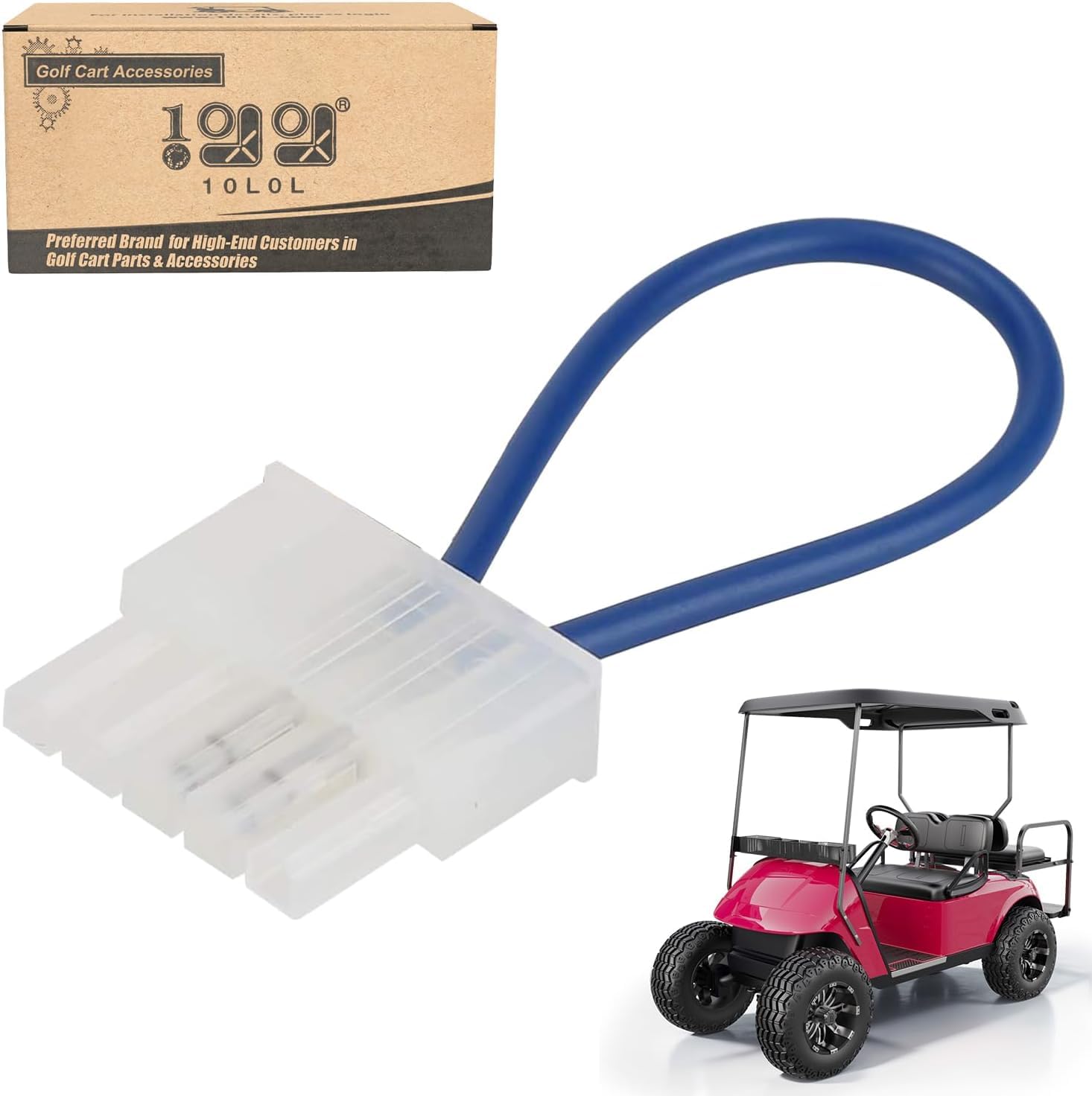 10L0L Golf Cart PDS Speed Controller Performance Plug for EZGO 2000-up Electric, Blue Steep Hill 73272-G02,Red High Speed Upgrade G01, Yellow Mild Hill G03