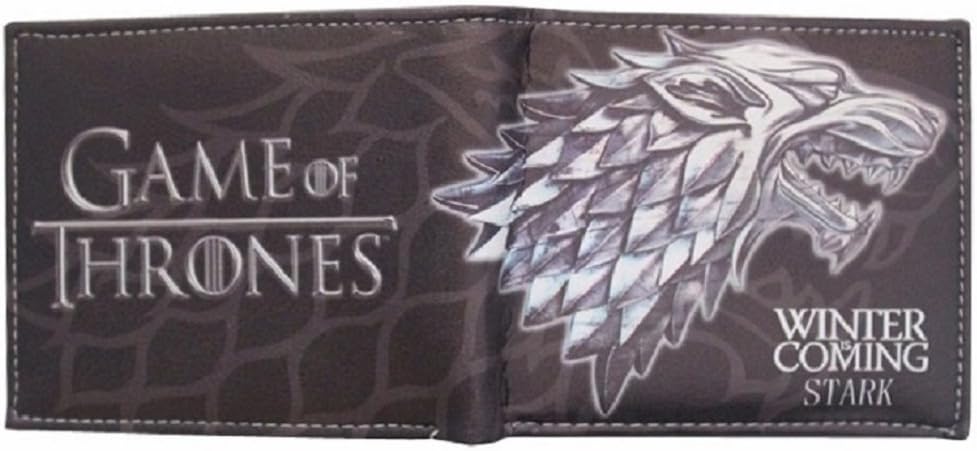 Game of Thrones Faux Leather Mens Wallet Card Holder House of Stark