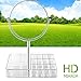 7 Inch Vanity Makeup Mirror with Makeup Organizer -1x/3X Magnifying Double-Sided Makeup Mirror-Polished Chrome