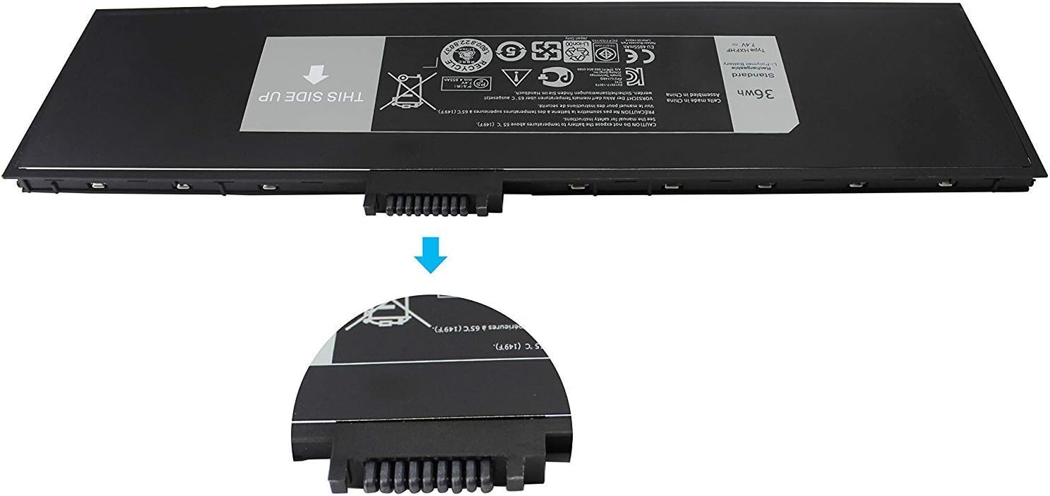 7XINbox 36Wh 7.4V HXFHF Replacement Battery for Dell Venue 11 Pro 7130 Tablet Venue 11 Pro 7139 VJF0X VT26R XNY66 451-BBGR 0VT26R - Image 3