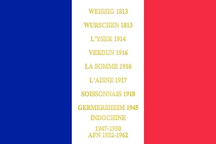 Magflags Flagge Large 151e Regiment D Infanterie De Ligne Drapeau 151e Regiment D Infanterie De L Armee Francaise Querformat Fahne 1 35m 90x150cm Amazon De Garten