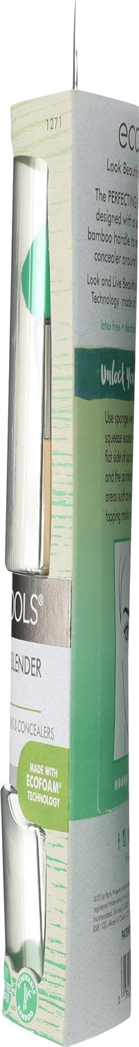 EcoTools Beauty Makeup Blender Sponge, For Liquid Foundation and Concealer, .80 Ounce: Beauty