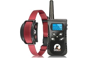 PaiPaitek No Shock Dog Training Collar with Remote, Lightest Vibration Collar for Small Dogs 5-15lbs & Medium Large Dogs, Rechargeable, Waterproof, 1600ft Range, No Prongs
