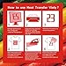 White HTV Vinyl Roll Heat Transfer Vinyl 12 Inches x 10 Feet