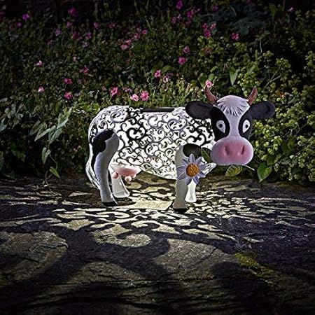 Garden Mile Solar Betrieben Aufleuchtend Led Giraffe Klicken Kupfer Optik Metall Garten Tiere Skulpturen Umwerfend Vielseitige Garten Dekoration Decoration Cow Amazon De Garten