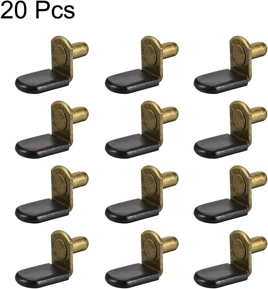 sourcing map Shelf Support Peg,6mm L-Shaped Support - Image 5