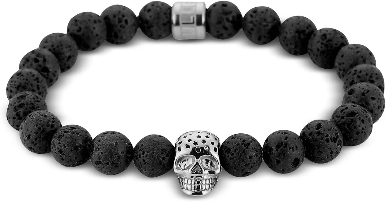 Luxury Fashion | Northskull Woman 5541707 Black Steel Bracelet | Spring Summer 20