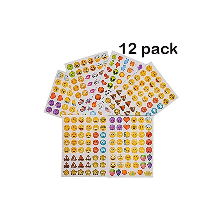 120 emoji reward stickers great for teachers 4es novelty