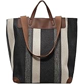 Large Women's Work Tote Bag – Laptop Compartment,Canvas Shoulder Bag for Office & Daily Use,Tote Bag with Spacious Storage