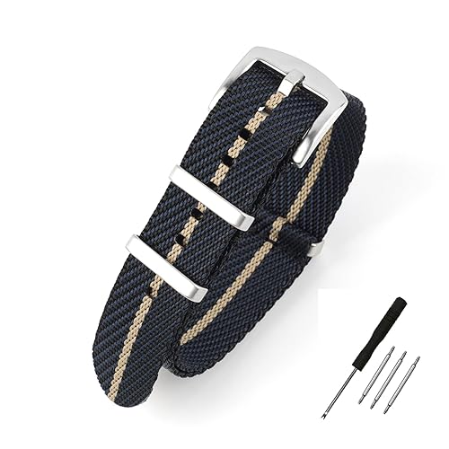 WOUKUP Premium Weave Nylon Watch Band 20mm 22mm Replacement - Main Image