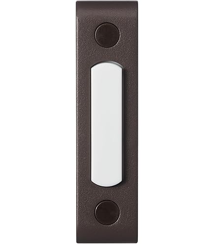 Craftmade Surface Mount Lighted Push Button With Thin Rectangle Profile In Flat Black C009303613