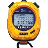 Sper Scientific Stopwatch, Water Resistant, Decimal Display and Multi-Split Stop Watch Timer for Sports, Coaches, Industrial Workers, and Trainers
