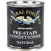 General Finishes Water Based Wood Stain, 1 Quart, Natural