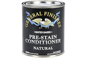 General Finishes Water Based Wood Stain, 1 Quart, Natural