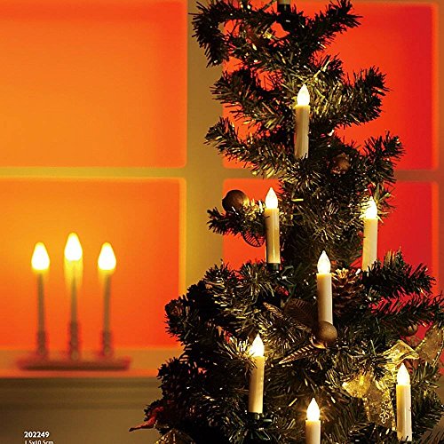 Dream Loom Flameless Flickering LED Candles,Candle Tea Light with Removable Clips and 7-Key Remote Controller,for Home,Votive,Wedding,Christmas,Tree, garden,Birthday,Party (30Pcs Warm White)
