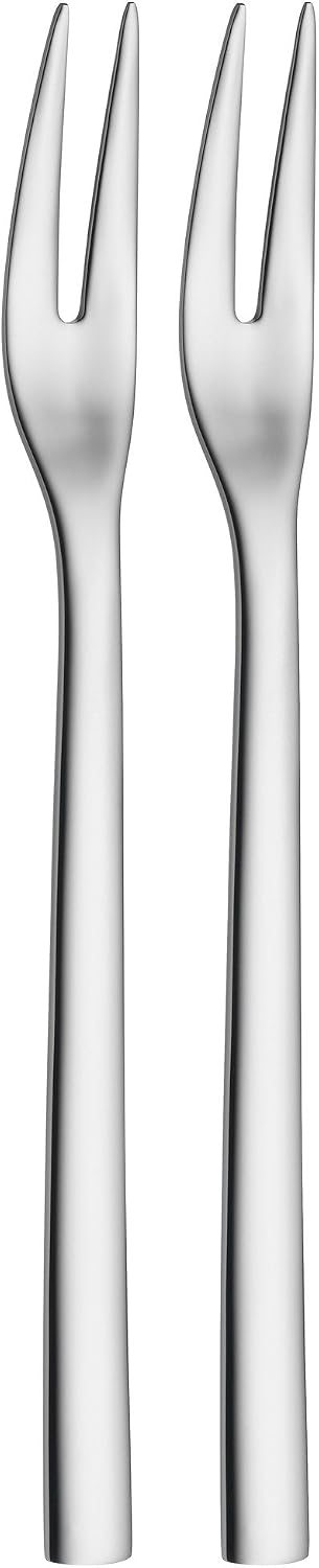 WMF 2-Piece 18/10 Stainless Steel 20 cm Nuova Serving Fork Set, Silver