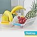 BDEALS Set of 3 Freezer Refrigerator Organizer Trays Bins, Pantry Cabinet Storage Organization, Fridge Fruits Vegetables Containers Storage Baskets for Kitchen/Bathroom Vanity
