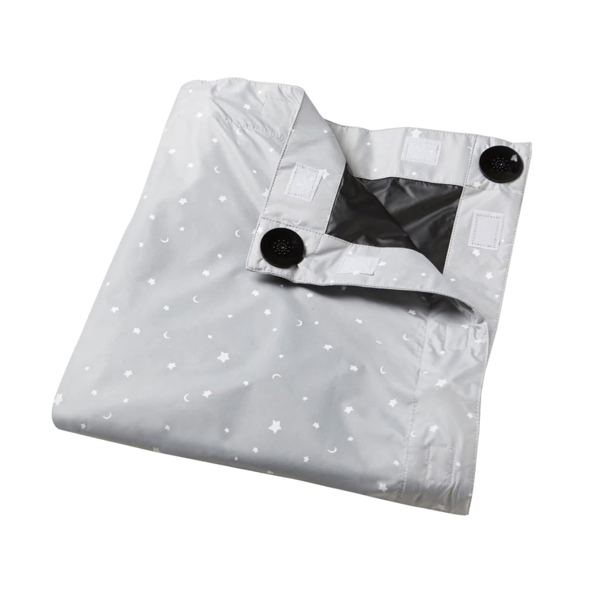 Tommee Tippee Sleeptight Portable Blackout Blind with Stick and Twist Suction Cups, Adjustable and Lightweight, Modern Grey Fabric, Large, 130 x 198cm