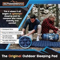 Outdoorsman Lab Sleeping Pad for Camping - Patented
