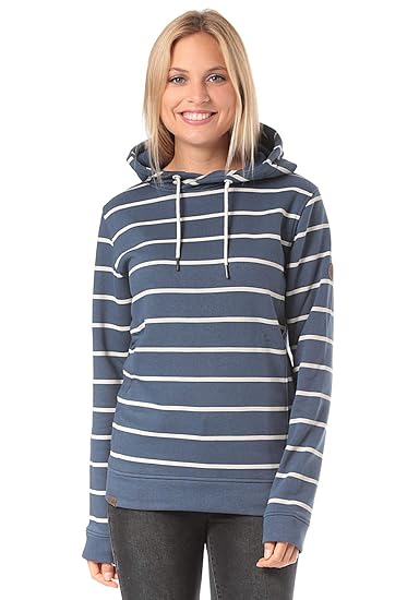Lakeville Mountain Damen-Hoodie MARA Striped | Urbaner Pullover mit Kapuze