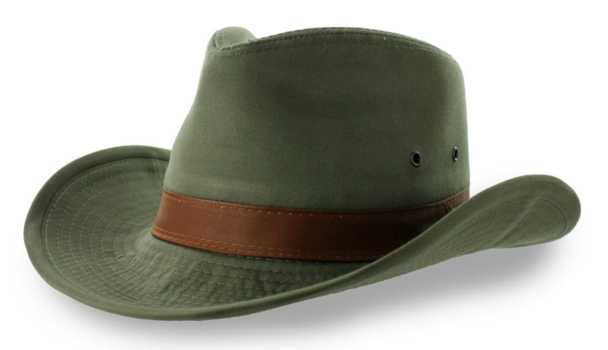 dorfman pacific men's twill outback hat