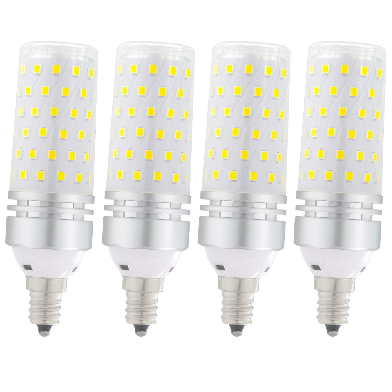 Photo 1 of stvono E12 LED Bulb, 16W Candelabra LED Light Bulbs 100 Watt Equivalent, Daylight White 6000K, Ceiling Fan Light Bulbs,1500lm,Non-Dimmable,LED Chandelier Bulbs for Ceiling Fan,Home Lighting, 4 Pack