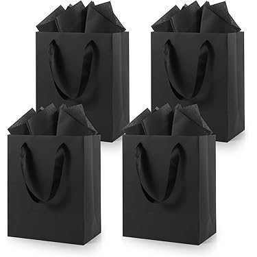 FindingKing 100 Plata Paper Gift Bags-borsa Shopping Tote Vendite 12,70
