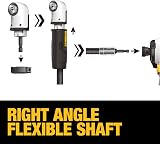 DEWALT Right Angle Drill Adaptor 4-in-1 FlexTorq 12-Inch Compact DWAMRASETFT view 6