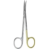 Goldman Fox 13cm Scissors Set - Super Sharp German Stainless Steel With Gold Handles (Straight & Curved) - View #8