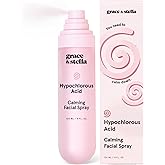 grace & stella Hypochlorous Acid Spray for Face - Acne Spray - Gentle Face Mist to Calm Redness, Flare-Ups, Breakouts, Body Acne, Bacne - Soothing Facial Mist for Sensitive Skin (120ml/4 fl oz)