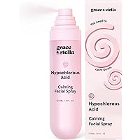 grace & stella Hypochlorous Acid Spray - Gentle Face Spray to Calm Redness & Flare-Ups - Soothing Facial Mist for Sensitive S