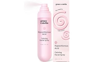 grace & stella Hypochlorous Acid Spray - Gentle Face Spray to Calm Redness & Flare-Ups - Soothing Facial Mist for Sensitive S