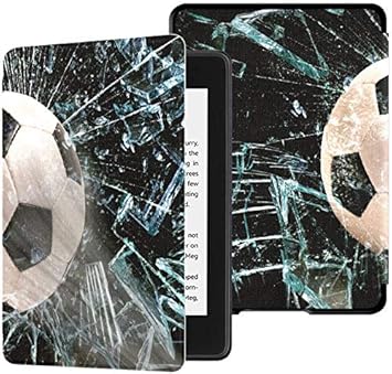 Funda para Kindle Paperwhite Balón de fútbol rápido a través de ...