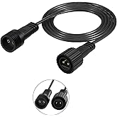 Waterproof Extension Cable, Extension Lead Waterproof Cord,IP68 Extension Cable for Solar Spotlights,Garden Spike Lights,LED Strip Lights