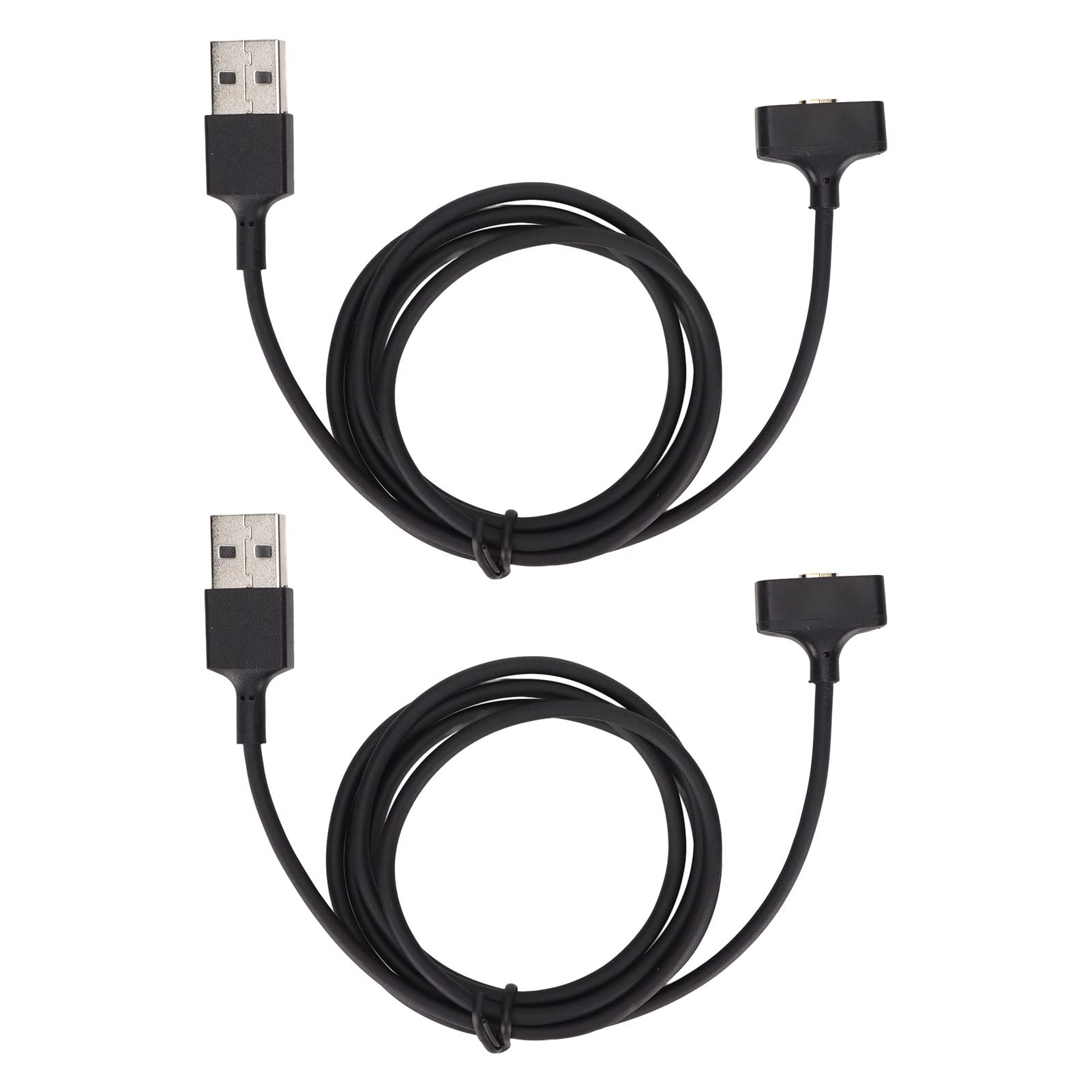 ASHATA 2 Pack Charger Cable Compatible for Fitbit Ionic Smartwatch,Replacement USB Charging Charger Cord Fast Charging Connection Cord for Fitbit Ionic Smartwatch,3.3ft