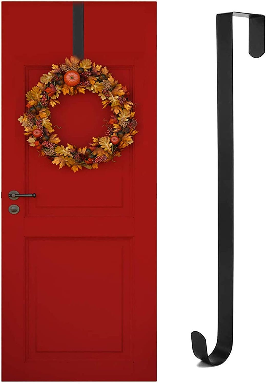 decorative over the door hangers on Includes 15 Inch Large Metal Over The Door Hook And 2 Pieces 12 Inch Black Front Door Hangers For Christmas Party Festival Decorations 3 Pieces Christmas Wreath Hangers Wreath Hangers Home Kitchen Ilsr Org