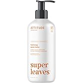 ATTITUDE Foaming Hand Soap, Green Apple And Basil, 10 Fluid Ounce