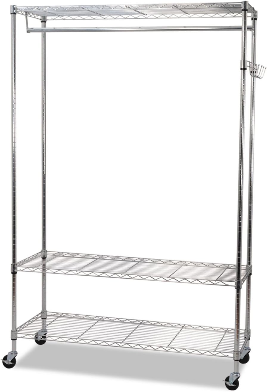 Alera GR364818SR Wire Shelving Garment Rack, Coat Rack
