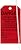 Brady 86573 5-3/4" Height, 3" Width, B-851 Economy Polyester, Black On Red Color Scaffolding Tag (Pack Of 10)