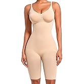 Atbuty Bodysuit for Women Shorts Tummy Control Seamless Shapewear Body Shaper
