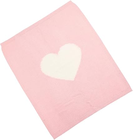Amazon Eozy ブランケット 毛布 ベビー用 ニットベビーカー用 冷房対策 お出かけ用品 防風 保温 可愛い ハート柄 柔らかい ひざ掛け 赤ちゃん用 男女兼用 ピンク 毛布 ブランケット ベビー マタニティ 通販