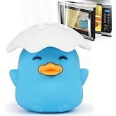 ECOGREDA Microwave Steam Cleaner, Duck Microwave Cleaner for Inside, Blue | Just Add Vinegar and Water, Cut Cleaning Time by Half, Kitchen Gifts Accessories Gadgets