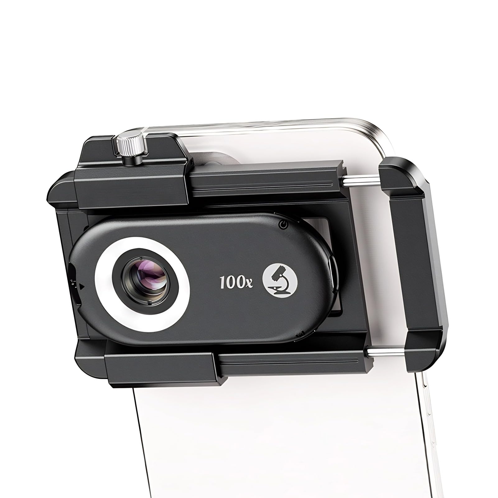 Phone Macro Lens, Macro Photography Lens with LED Fill Light & CPL Filters, Handheld Pocket Macro Lens Kit Cell Phone Macro Lens Attachment Universal for IOS for Android Phone