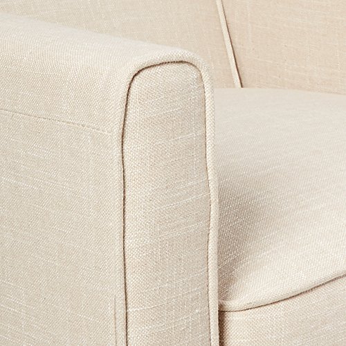 Best Selling Davis Fabric Recliner Club Chair, Light Beige