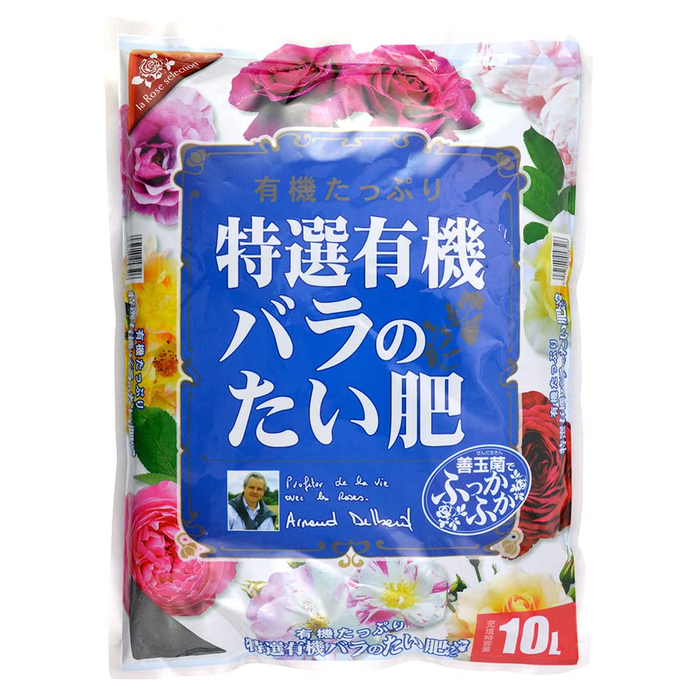 花ごころ 特選有機バラのたい肥 有機たっぷり、善玉菌でふっかふか 10L商品画像