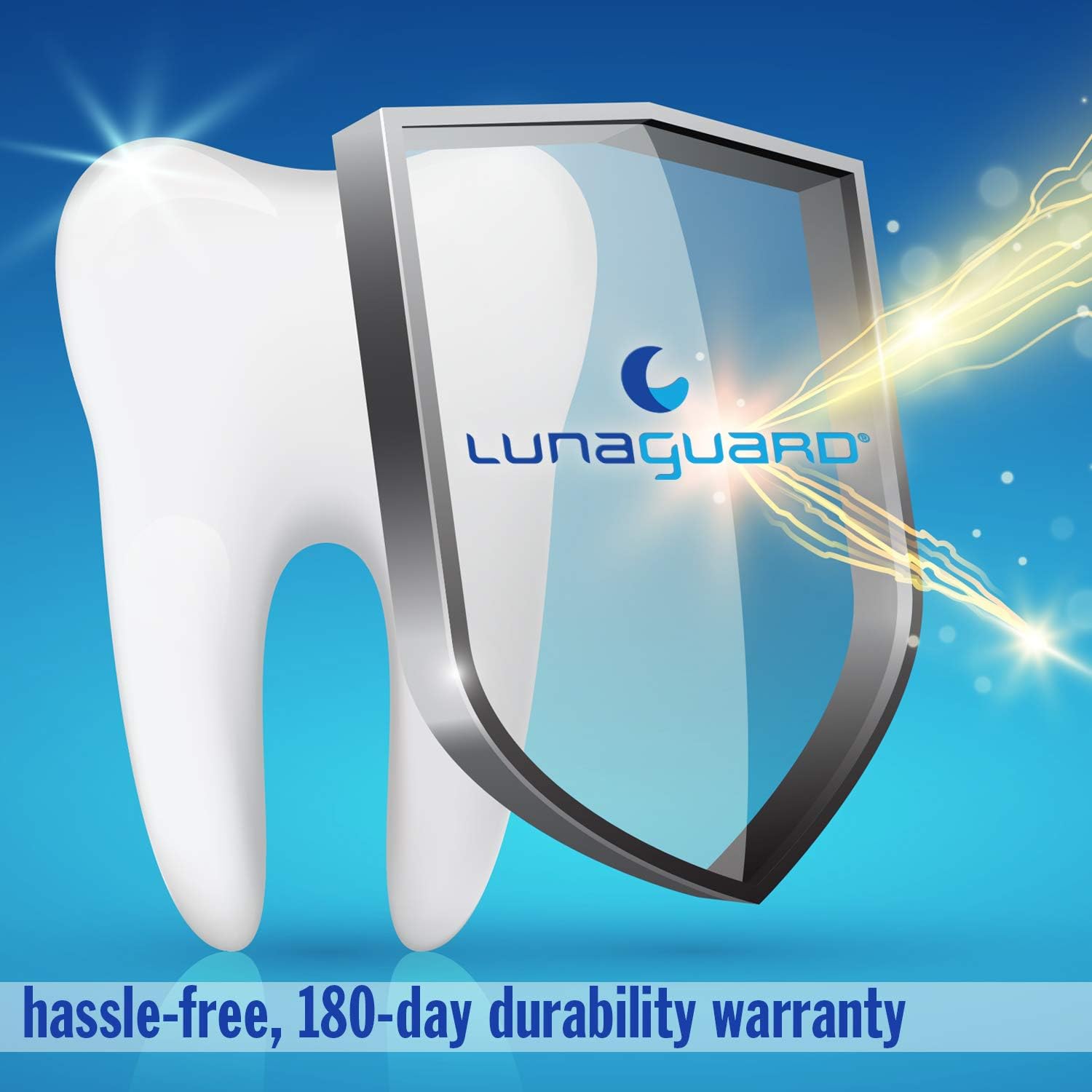 LunaGuard Nighttime Dental Guard – Comfortable Dental Protection for Teeth Grinding and Clenching Plus Storage Case: Health & Personal Care