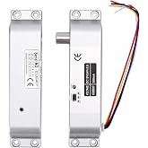 Electric Drop Bolt Lock NO Mode Fail Security DC 12V Electronic Bolt Door Lock for Access Control System with Time Delay